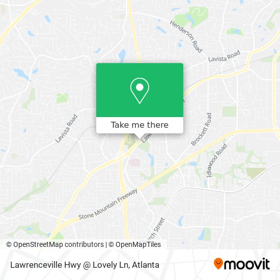 Lawrenceville Hwy @ Lovely Ln map