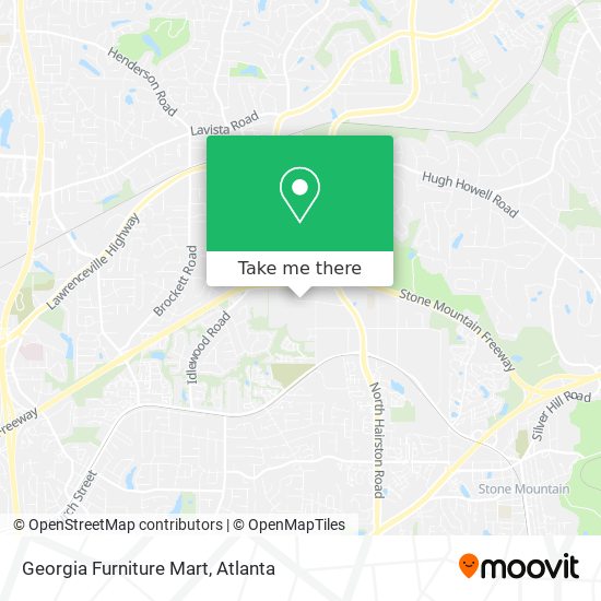 Mapa de Georgia Furniture Mart