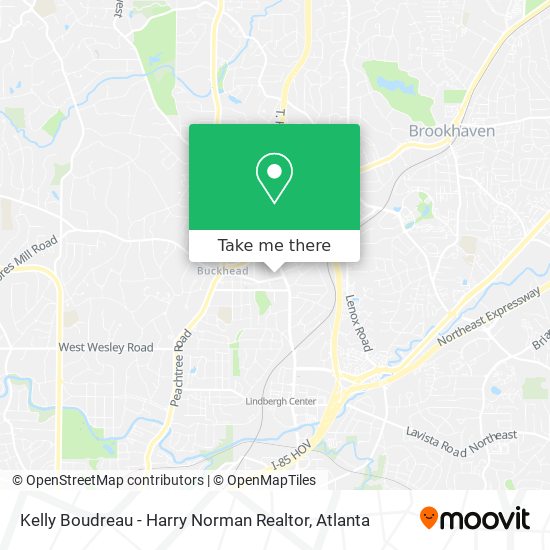 Mapa de Kelly Boudreau - Harry Norman Realtor