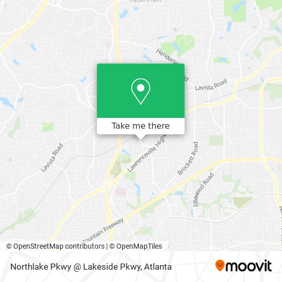 Northlake Pkwy @ Lakeside Pkwy map