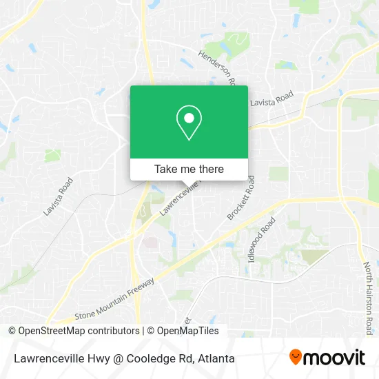 Lawrenceville Hwy @ Cooledge Rd map