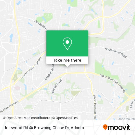 Mapa de Idlewood Rd @ Browning Chase Dr