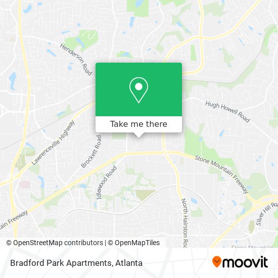 Bradford Park Apartments map