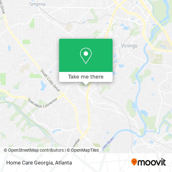Home Care Georgia map