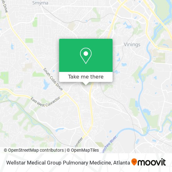 Mapa de Wellstar Medical Group Pulmonary Medicine
