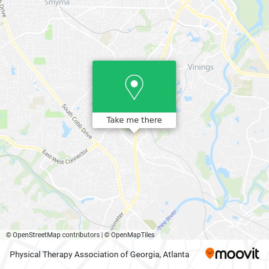 Mapa de Physical Therapy Association of Georgia