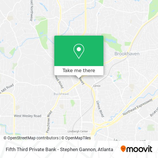 Fifth Third Private Bank - Stephen Gannon map