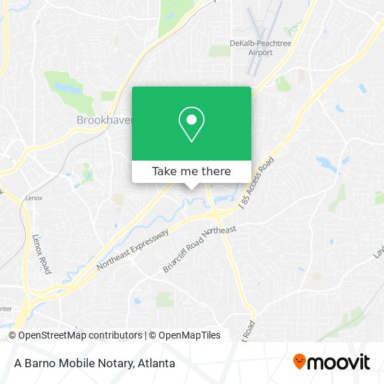 A Barno Mobile Notary map