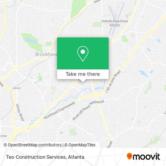 Teo Construction Services map