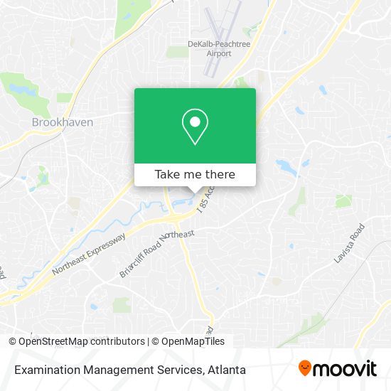 Examination Management Services map