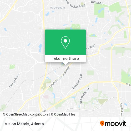 Vision Metals map