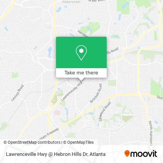 Mapa de Lawrenceville Hwy @ Hebron Hills Dr