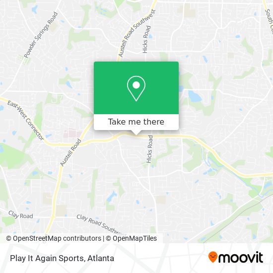 Mapa de Play It Again Sports