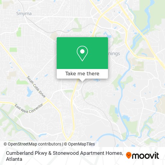 Mapa de Cumberland Pkwy & Stonewood Apartment Homes