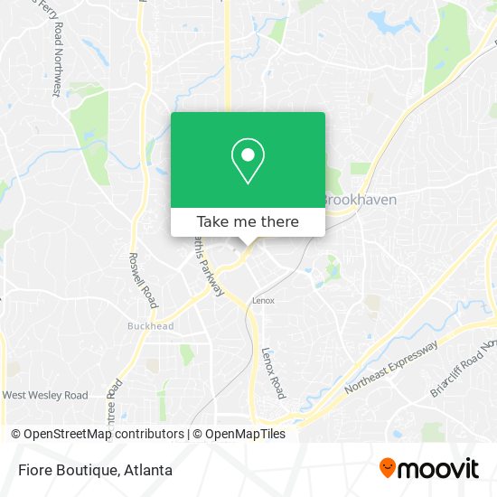 How to get to Fiore Boutique in Atlanta by Bus or Subway?