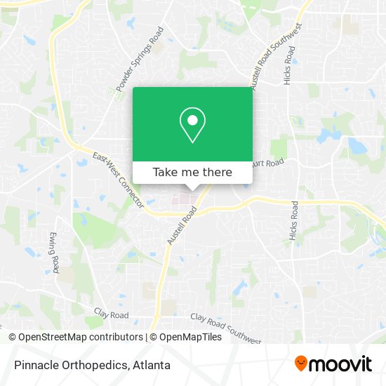 Pinnacle Orthopedics map