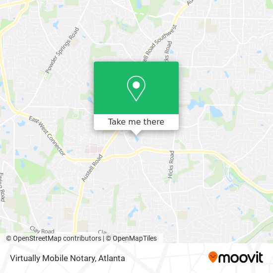 Mapa de Virtually Mobile Notary