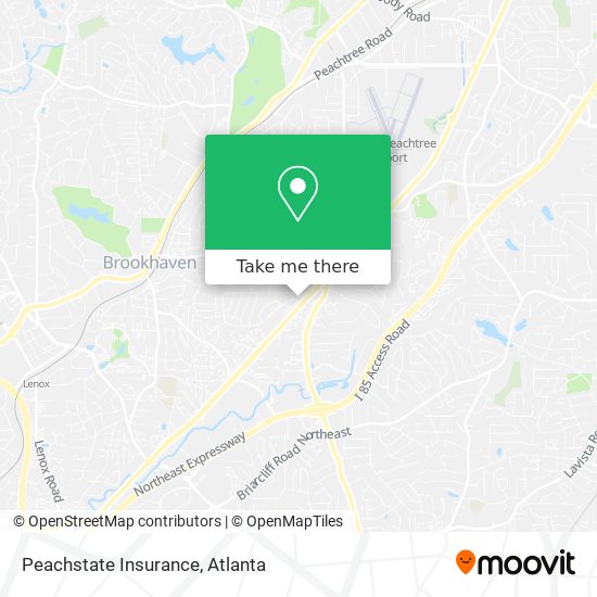 Peachstate Insurance map