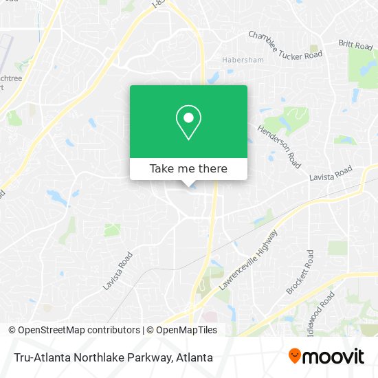 Tru-Atlanta Northlake Parkway map