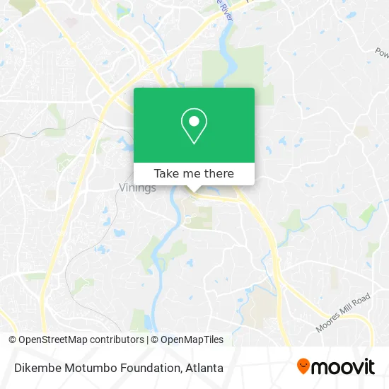Dikembe Motumbo Foundation map