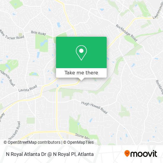Mapa de N Royal Atlanta Dr @ N Royal Pl