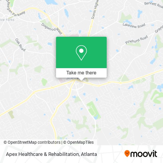 Apex Healthcare & Rehabilitation map