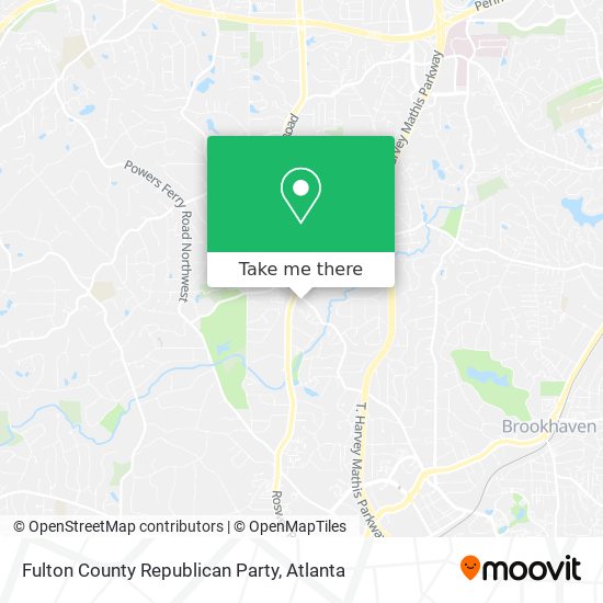 Fulton County Republican Party map