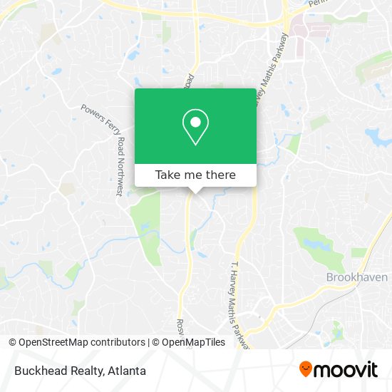 Mapa de Buckhead Realty