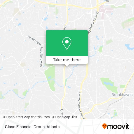 Glass Financial Group map