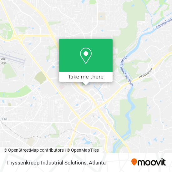 Mapa de Thyssenkrupp Industrial Solutions