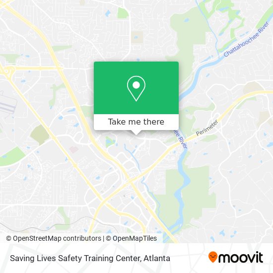 Saving Lives Safety Training Center map