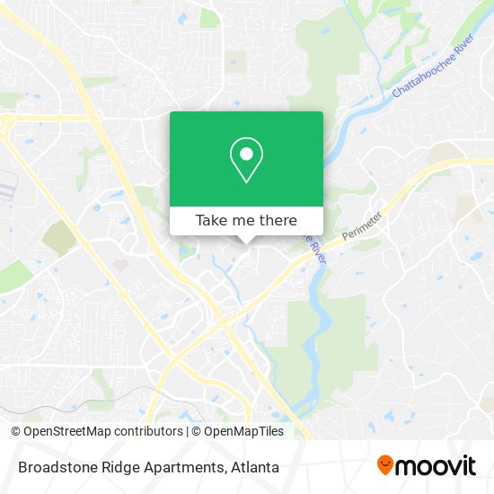 Mapa de Broadstone Ridge Apartments