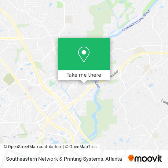 Southeastern Network & Printing Systems map