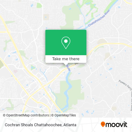 Cochran Shoals Chattahoochee map