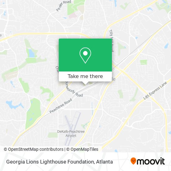 Georgia Lions Lighthouse Foundation map