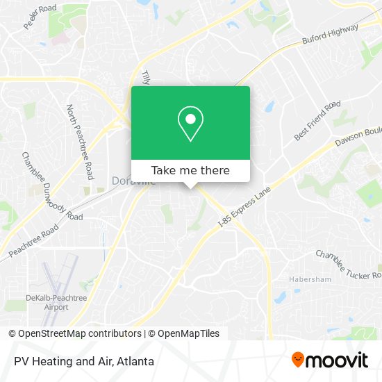 Mapa de PV Heating and Air