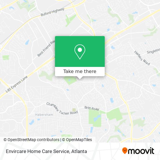 Envircare Home Care Service map