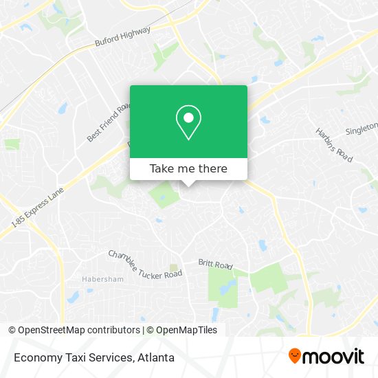 Economy Taxi Services map