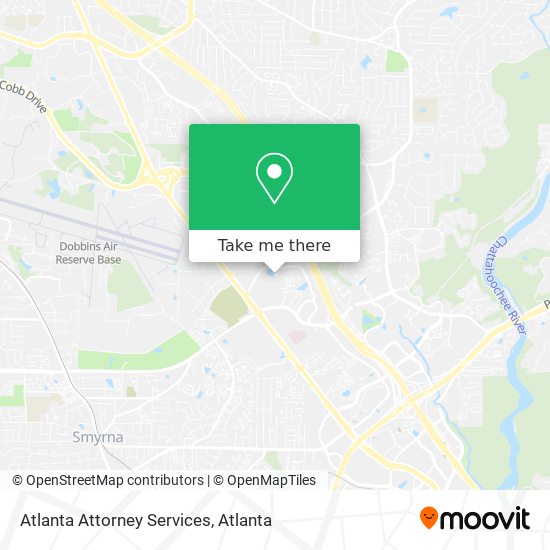 Atlanta Attorney Services map