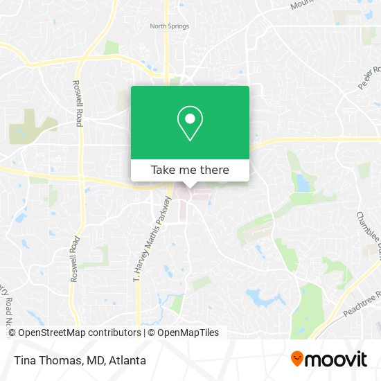 Mapa de Tina Thomas, MD