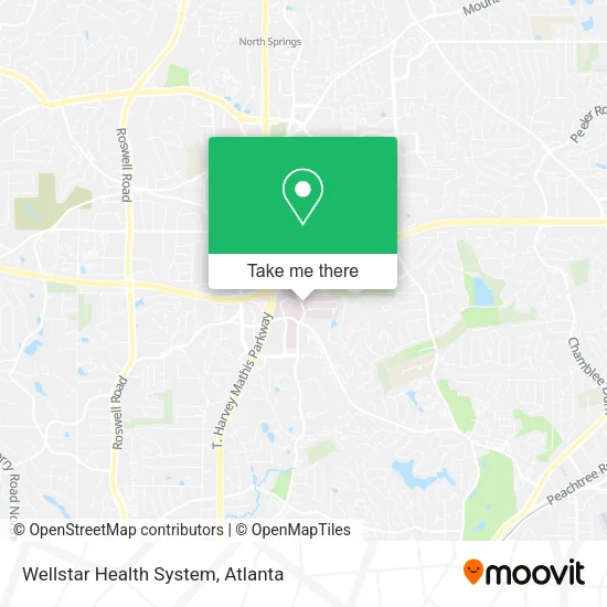 Mapa de Wellstar Health System