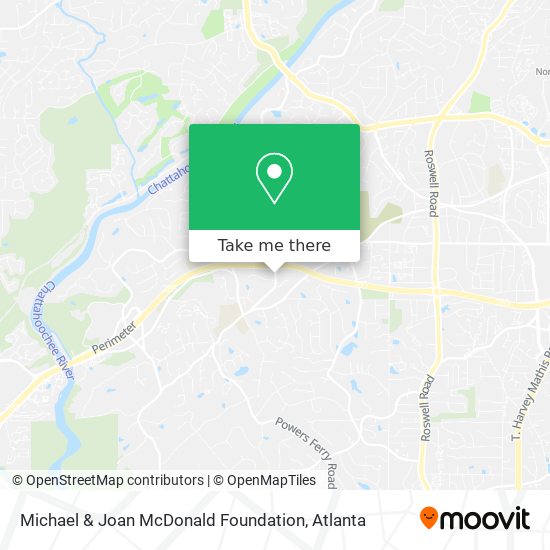 Michael & Joan McDonald Foundation map