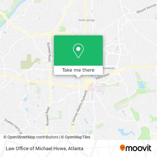 Law Office of Michael Howe map