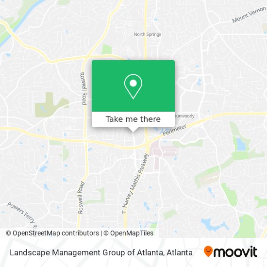 Landscape Management Group of Atlanta map