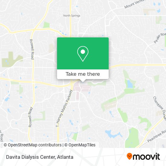 Davita Dialysis Center map