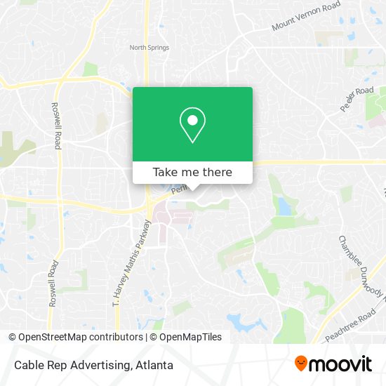 Cable Rep Advertising map