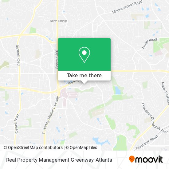 Real Property Management Greenway map