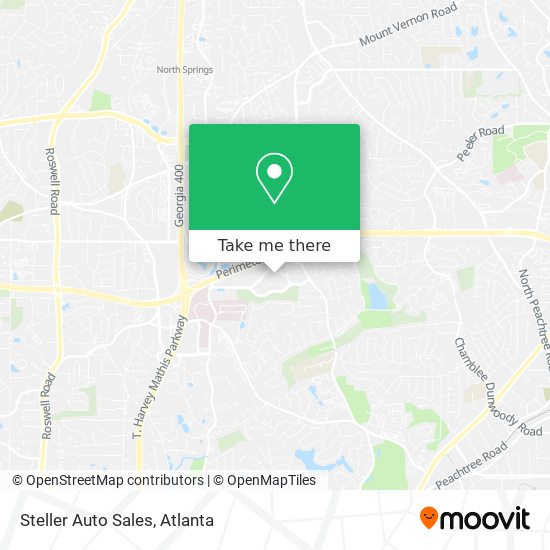 Steller Auto Sales map