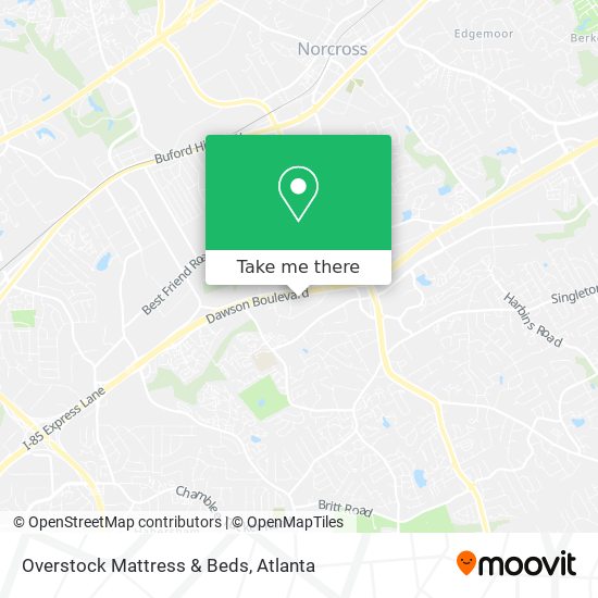 Overstock Mattress & Beds map