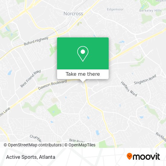 Active Sports map